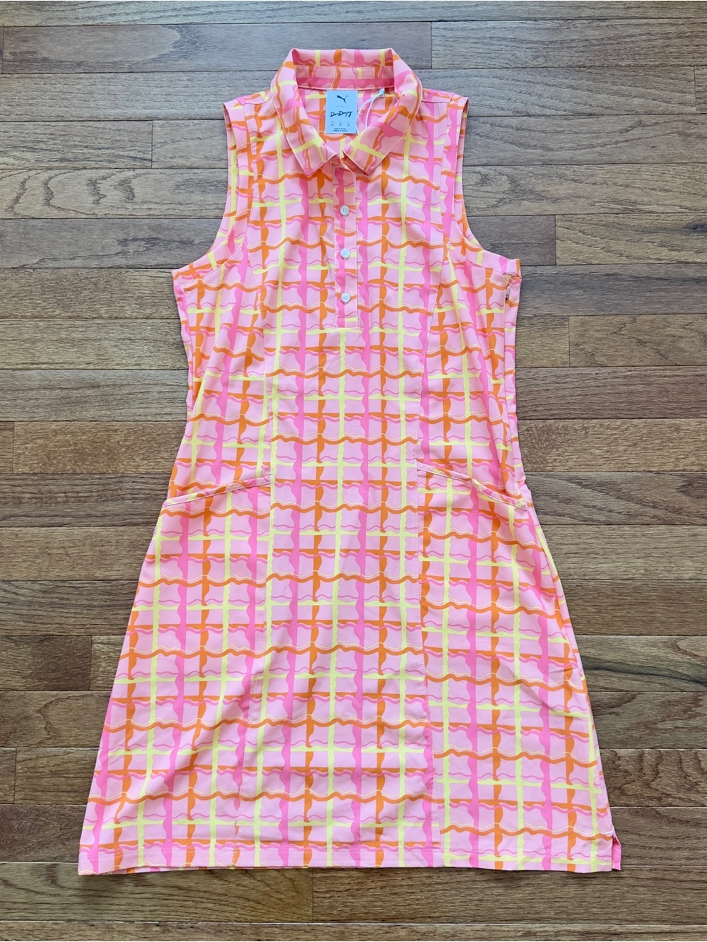 NWT Puma X Dani Dazey Pink Fruit Women’s Golf Dress